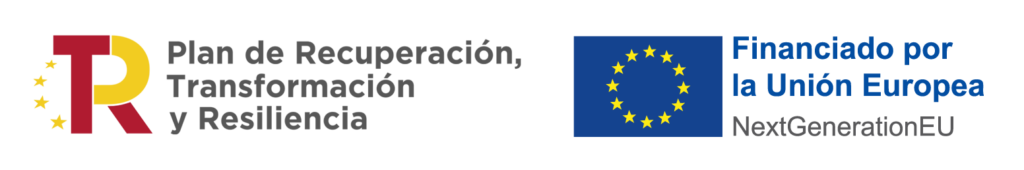 Plan de Recuperación, Transformación y Resiliencia. Financiado por la Unión Europea.